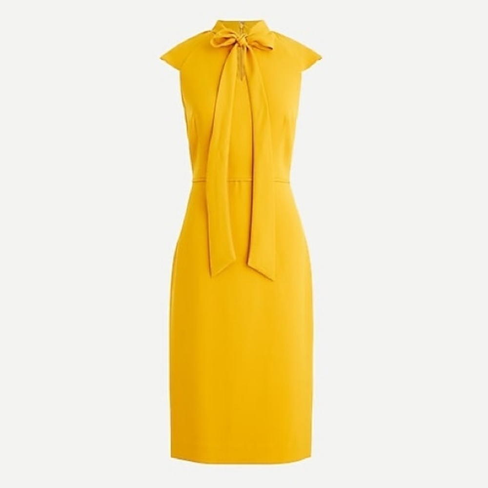 JCrew Cap Sleeve, Tie Front, Sheath Dress